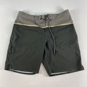 BYLT Coastal Board Short Mens Medium Premium Basics 8" Beach Stretch Coconut